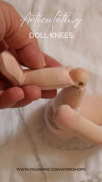 Join me in this two-day workshop, so you can learn different methods to articulate doll knees; for natural fiber art dolls or Waldorf Inspired dolls. July 2024. Read more info on my workshop page.