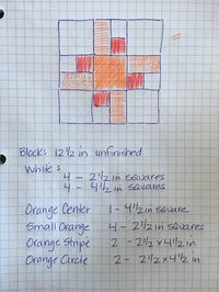 Alycia Quilts - Quiltygirl: Orange you Glad!!! and a block tutorial