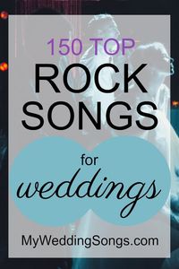 Rock and Roll is celebrated with our list of the best rock songs for weddings. These songs will fill dance floors with banging heads.