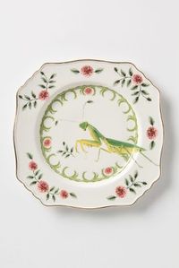 Nature Table Plate, Praying Mantis