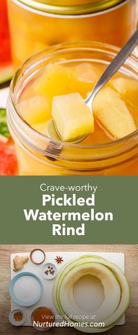 Crave-worthy Pickled Watermelon Rind - Nurtured Homes