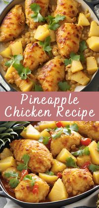 Pineapple Chicken Recipe If you’re looking to add a touch of tropical flavor to your dinner, this Pineapple Chicken recipe is the perfect solution! The combination of juicy chicken and sweet, tangy pineapple creates a balance of flavors that will have your taste buds dancing. Whether you’re making a quick weeknight dinner or preparing for […]