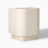 Solstice Painted Raffia Nightstand (20") | West Elm