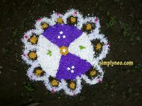 Happy New Year 2018 Rangoli Design Images, rangoli designs, simple rangoli designs, rangoli images, rangoli designs 2018 latest, easy rangoli designs