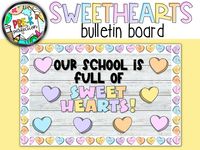 Sweetheart Candy Bulletin Board Valentine's Day Bulletin - Etsy