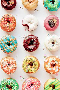 Doughnuts! I am only pinning for the picture though because cupcakes will never be dethroned