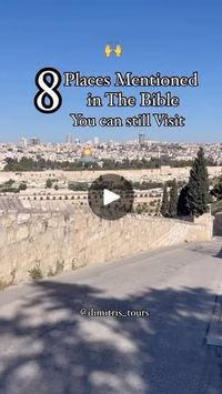 23K reactions · 2.5K shares | Places mentioned in Bible that you can visit 🫶 #bible #jesus | Semsem.Apol 💚