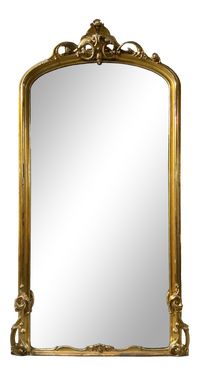 Mid 19th Century Victorian Gilt Pier Mirror on Chairish.com