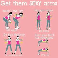 Sexy Arm Work Out …the actual names of all of those silly moves.