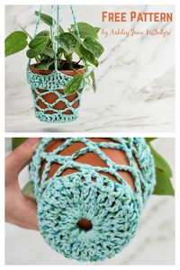 10+ Hanging Pot Holder Free Crochet Pattern - Page 3 of 3