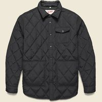 Down-Filled Quilted Shirt Jacket - Black – STAG Provisions