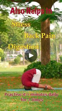 1.1M views · 10K reactions | Best Asana to reduce hairfall. 🧘‍♀️✨
.
.
Follow - @Bhawni Shankar sharma for more Yoga Videos.
.
.
[ Flexibility Yoga, Yoga Coach, Yoga, Home Workout,... | By Bhawani | Facebook