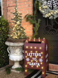 Loving this affordable Letters to #Santa decoration!