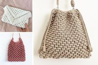 8 Gorgeous DIY Macrame Bag Patterns by Soulful Notions | Macrame for Beginners