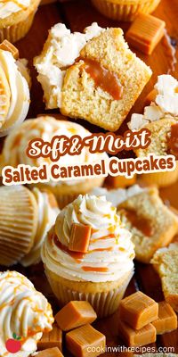 Soft & Moist Salted Caramel Cupcakes Recipe - Cooking with Recipes