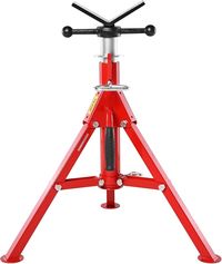 Amazon.com: VEVOR Heavy-Duty Pipe Stand Adjustable Folding Pipe Jack Stand | Sturdy Construction 2500 lbs Load Capacity | Ideal for Welding, Automotive, and Construction Projects