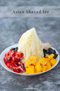 Asian Shaved Ice (刨冰) Baobing - Oh My Food Recipes