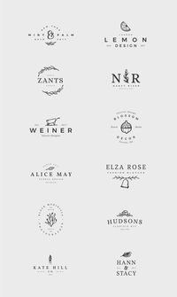 12 Feminine Logos