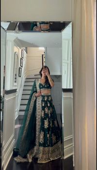 Instagram$Facebook Follow Us :- @jayamarfab Japani Satin Silk Lehenga Choli Green Lehenga with Full Thread and Sequence Work Indian Bridal Lehenga We Make Wedding Lehengas, Indian Lehenga, Bridal Lehenga, Designer Lehenga, South Indian Dresses, Lengha Choli, Chaniya Choli, Lancha, Semistitched Lehenga, Bridesmaid Lehengas, Sabyasachis Lehengas, Floral Skirts, Punjabi Lehengas, Ethnic Lehengas, Indo-western Outfits, Indian Outfits, Bollywood lehengas. Importance note: we will not make any changes