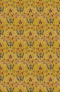 Gypsy by Mind the Gap - Ochre - Fabric : Wallpaper Direct