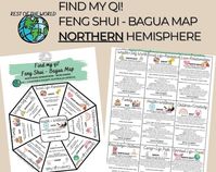 Feng Shui Northern Hemisphere Compass Reference Card - Etsy Italy