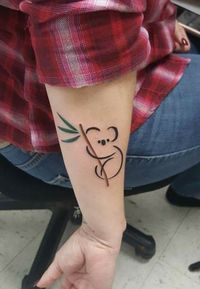 My sweet koala tattoo. Love me some Koalas