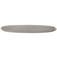 The neu platter is inspired by Bauhaus classics, using strictly geometric shapes. The look is softened by the vivid grey glaze, which gives the platter an unique touch. The neu platter is made in stoneware with a reactive glaze. Dishwasher safe.