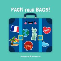 Suitcase Design Vectors, Photos and PSD files | Free Download