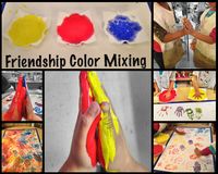 The Simplicity of Learning: Friendship Color Mixing