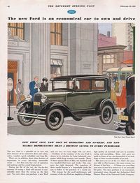 1931 Ford Tudor Saturday Evening Post Ad | by Boats-n-Cars