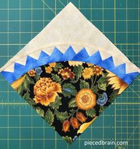 Curved Paper Piecing Tutorial with step-by-step photos - Pieced Brain