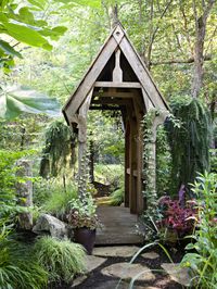 INTO THE WOODS How an ordinary suburban lot transformed into a series of magical garden rooms. See more photos, details and plans in the April 2016 issue of This Old House. Photograph by Keller + Keller