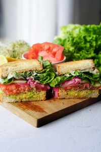 Loaded Veggie Sandwich - PlantYou