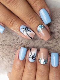 Best 23+ beach nails vacation ocean you must try this year