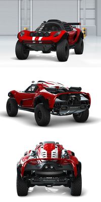 Glickenhaus 008 Baja Dakar Buggy Gets Even More Rugged. Ready to race in any desert day or night.