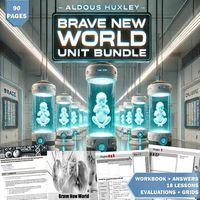 Brave New World Unit Bundle - NO PREP LESSONS, EVALUATIONS, AND ACTIVITIES