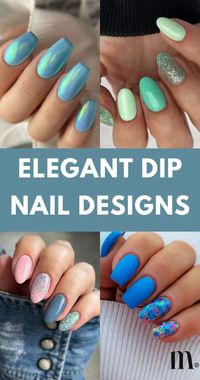 33 Elegant Dip Nail Designs For Any Occasion