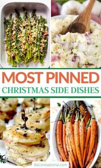 Looking for the best side dishes to serve on Christmas? We've found them for you! Click to get the 30 most popular and delicious side dish recipes to serve this holiday season.