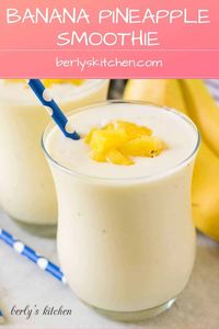 #ad Our banana pineapple smoothie is a delicious healthier alternative that's made in advance and prepared in minutes. It's the perfect after school snack!