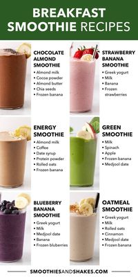 17 Best Breakfast Smoothies🥤🍉 #SmoothieRecipes