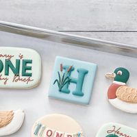 Audrey O’Shanna on Instagram: "This set/theme was so different and adorable, it immediately jumped to one of my all time favorites. 🦆1️⃣💙 . . #SugarCookies #DecoratedCookies #ShortbreadCookies #RoyalIcing #EdibleArt #Chicago #WindyCityCookies #ShopLocal #HomeBaker #SmallBusiness #ShopSmall #ChicagoCookies #ChicagoBaker #OneLuckyDuck #LuckyDuckCookies #BirthdayCookies #FirstBirthday"