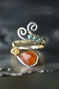 Wire wrapped ring - I can totally do this!!