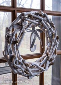 Rustic Wooden Wreath