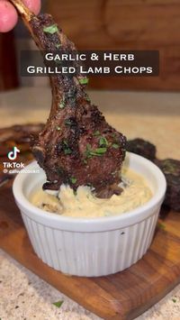 #lamb #lambchop #grilling #redmeat #datenightideas #herbs #garlic #dinner #recipe #recipeoftheday #recipevideo #meat