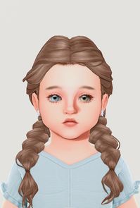 Toddler Hair Maxis Match cc sims 4