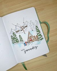 January Bullet Journal Ideas | Jan Bujo Ideas | #januarybujo #bulletjournal