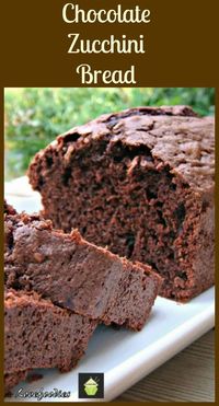 Moist Chocolate Zucchini Bread. This is a moist, soft loaf / pound cake, and incredibly easy to make.