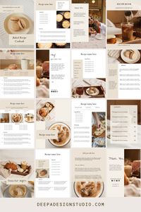 Recipe Template. Canva Recipe book template. Create your own Recipe book with this easy-to-use fully customizable recipe template. Use this bold cookbook template to save your favorite recipes as an ebook or lead magnet!