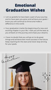 240 Heartfelt Graduation Wishes For High School, College - Brand Peps