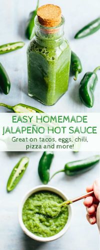 Easy Jalapeño Hot Sauce - Coley Cooks